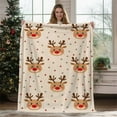 thumbnail image 1 of LSLJS Christmas Blanket Super Large Soft Fuzzy Warm Cozy Comfort Throw Blanket Holiday Theme Home Christmas Decorations for Winter Bedding Couch Gift, Blanket 28x40", 1 of 6