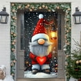thumbnail image 1 of LSLJS Christmas Door Cover Winter Multistyle Door Cover House Background Christmas Decoration for Year Holiday Indoor Outdoor, 35x71", 1 of 6