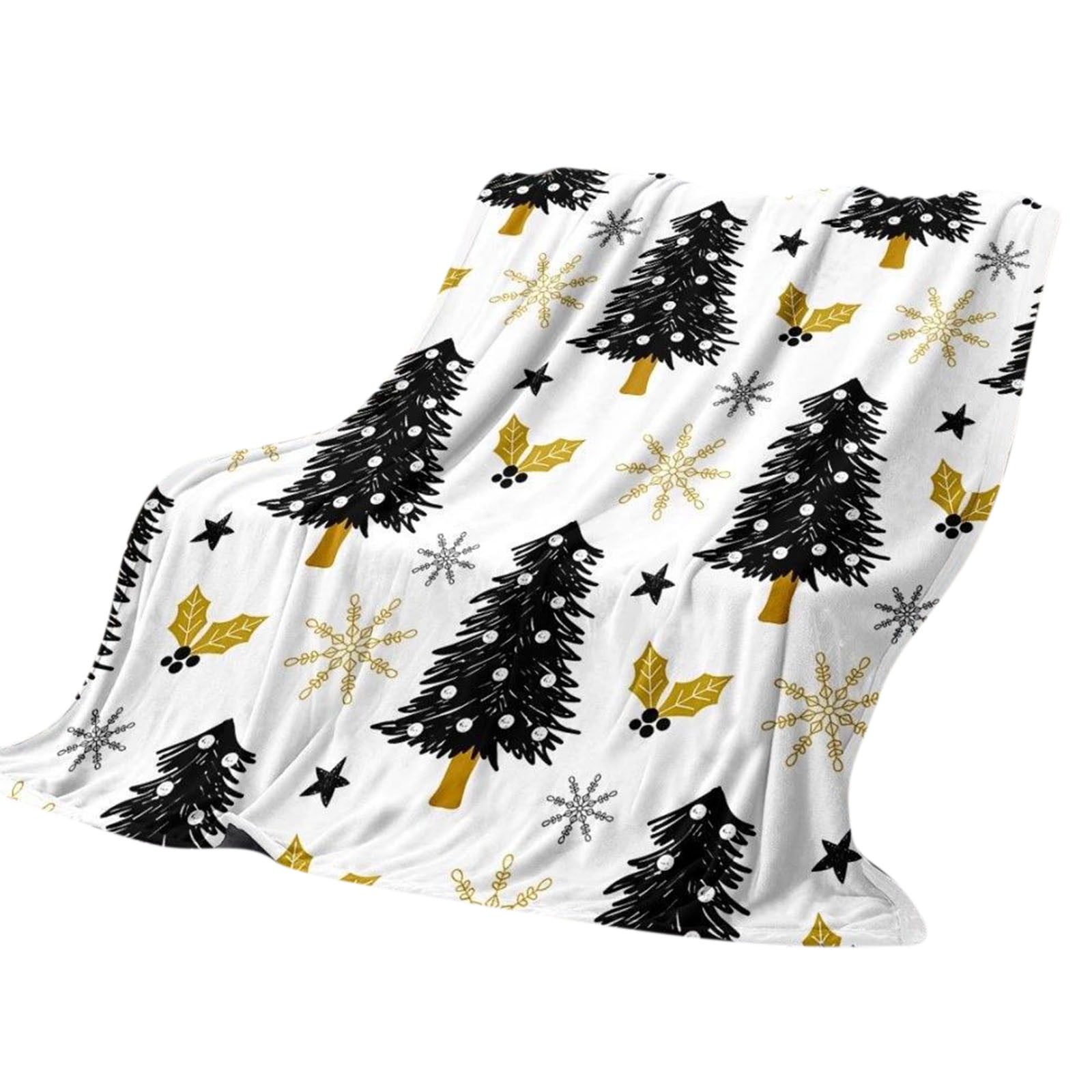 LSLJS Christmas Flannel Blanket, Christmas Decorations, 39.4x51.2 inch