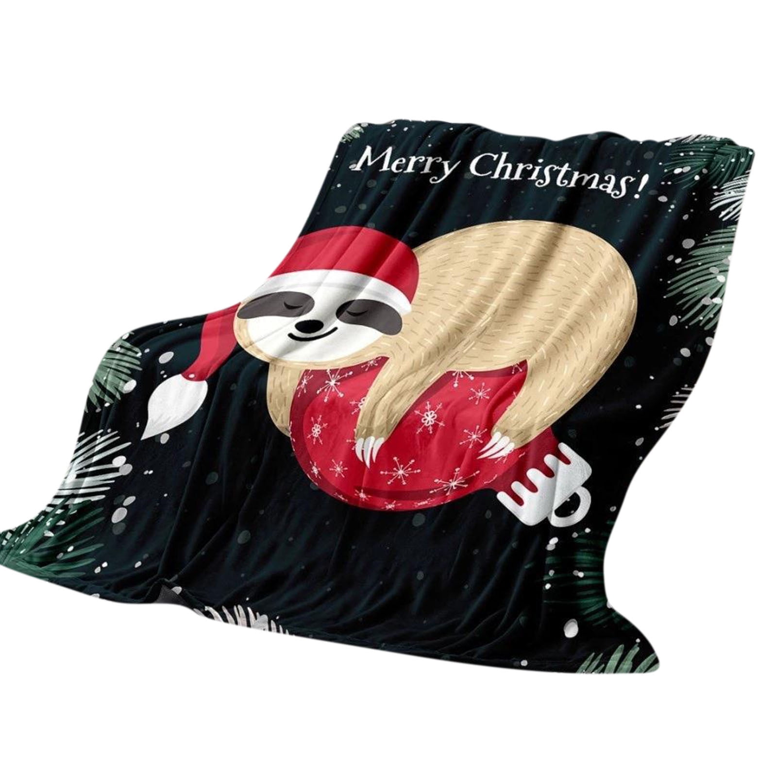 LSLJS Christmas Flannel Blanket, Christmas Decorations, 39.4x51.2 inch