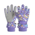 thumbnail image 1 of LSLJS Christmas Gloves for Children, Thicken Warm Ski Gloves with Adjustable Wristband and Cute Pattern High Elastic Knitted Cuffs Design Waterproof Anti Slip Mittens Gloves for Cold Weather for Kids, 1 of 3