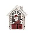 thumbnail image 1 of LSLJS Christmas Glowing Calendar, Christmas Decorations, Wooden House Shape Calendar Santa Snowman Deer Countdown Advent Calendar with LED Night Light, Christmas Tree Baubles Gifts for Christmas, 1 of 6
