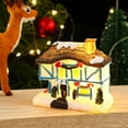 thumbnail image 1 of LSLJS Christmas Glowing House Ornaments, Christmas Decorations, Miniature Resin Snow House with LED Warm Night Lights, Christmas Tree Baubles Luminous Winter Village Houses for Party Wedding, 1 of 6