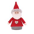thumbnail image 1 of LSLJS Christmas Knitted Santa Plush Doll, Christmas Decorations 9.8" Cute Santa Claus Stuffed Toys with Knitted Cloth & Hat Soft Xmas Holiday Ornaments for Desk Couch Sofa Party, 1 of 6