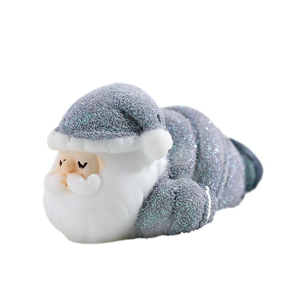 LSLJS Christmas Santa Claus Doll, Christmas Decorations, 1.2 inch Mini Desktop Santa Statue, Cute Santa Xmas Micro Ornaments Gifts for Christmas for Party Wedding Friends on Clearance