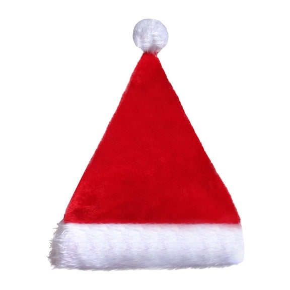 LSLJS Christmas Santa Hat, Christmas Decorations, Unisex Velvet Classic Santa Hat with LED Lights Glowing Plush Red Hat Soft Skin-friendly Xmas Hat Christmas Gifts for Party