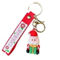 thumbnail image 1 of LSLJS Christmas Santa Keychain - Cute 3D Santa Claus Snowman Stocking Hanging Ornaments with Keyring Purses Wallets Backpack Car Rearview Mirror Pendants Christmas Decorations for Party, 1 of 4