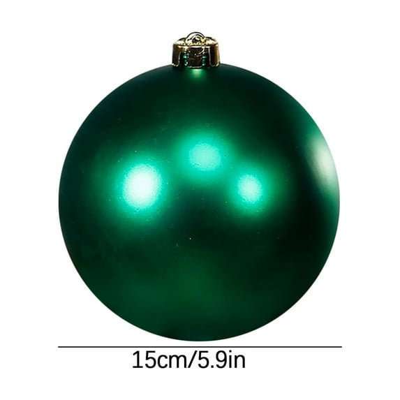 LSLJS Christmas Tree Ball Ornaments - 5.9 inch Large Matte Surface Christmas Tree Hanging Ball Shatterproof Shiny Bauble Sphere Xmas Holiday Pendants Christmas Decorations for Party(1 PC)