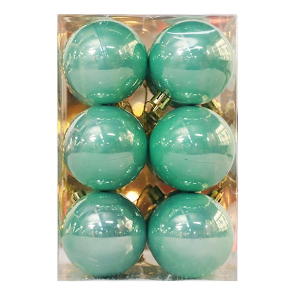 LSLJS Christmas Tree Ball Ornaments for Xmas Tree - 3.15" Shatterproof Glitter Christmas Hanging Ball Mirror-surface Bauble Sphere Pendants Xmas Holiday Baubles Christmas Decorations for Party(12 Pcs)