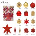 thumbnail image 1 of LSLJS Christmas Tree Balls Ornaments, 30 Pcs Colored Shatterproof Plastic Hanging Baubles, Christmas Tree Hanging Ornaments Xmas Tree Pendant for Holiday Party Wedding, 1 of 6