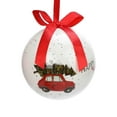 thumbnail image 1 of LSLJS Christmas Tree Balls Ornaments for Xmas Tree, Christmas Decorations, 2.8" Shatterproof Glitter Santa Snowflake Deer Hanging Ball with Rope, Christmas Theme Pendant for Holiday Wedding Party, 1 of 5