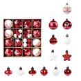 thumbnail image 1 of LSLJS Christmas Tree Balls Ornaments for Xmas Tree, Christmas Decorations, 52Pcs Shatterproof Glitter Special-shape Hanging Ball Bauble, Christmas Theme Pendant Supplies for Wedding Party, 1 of 5