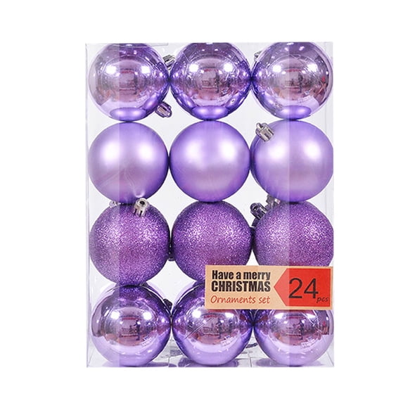 LSLJS Christmas Tree Hanging Ball Ornaments, Christmas Decorations 4CM Christmas Ball Ornaments Christmas Tree Decoration Holiday Multiple Styles Ornaments For Christmas Trees Party Ball Decoration