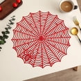thumbnail image 1 of LSLJS Clearance under $5! Vinyl Hollowed Histioid Placemats Personalized Placemats Non-slip Washable Place Mats Coffee Mats Table Mats for Dining Table Halloween Decorations Kitchen Utensils 15" Red, 1 of 6