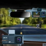 LSLJS On Clearance! Dash Cam Front and Rear, Dash Cam 1080P Full HD with 2" IPS Screen, Dash Camera for Cars with Night Vision, 170 Degrees Wide Parking Monitor, Accident Lock, Loop Recording, WDR