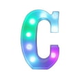 thumbnail image 1 of LSLJS Colorful Marquee Letter Lights,8.9 inch Chriastmas Decorations LED Light with Remote Control, Battery Operated/USB Glowing Alphabet Letter Night Lamp for Party Bar Outdoor Holiday Ornaments, 1 of 6