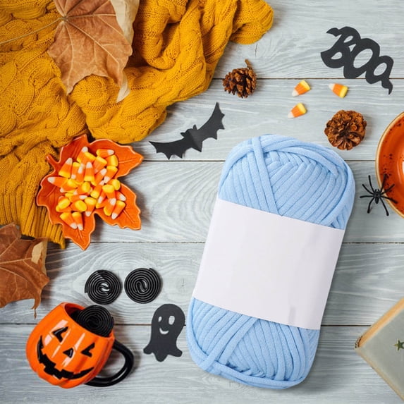 LSLJS Cotton Yarn Five Strands of Milk Soft Strong Bright Lustrous Semi-Warming Yarn for Crocheting Various DIY Hand Sewing Crafts Balls Bags Sweaters Shoes Hats Dolls Scarves Yarn Gradient Thread
