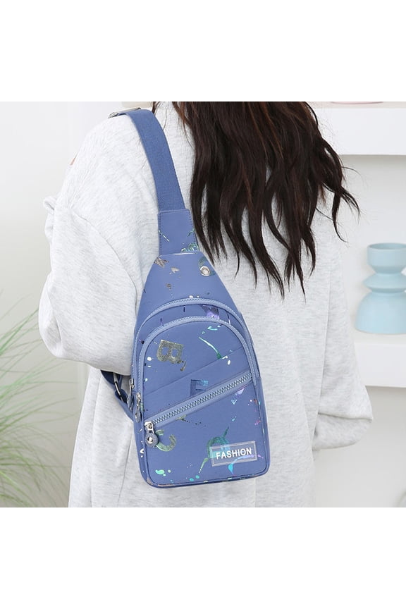 Crossbody Bag Utility Zippers Sling Bag Adjustable Strap Shoulder Bag for Women & Men Gifts Outdoors Hiking Traveling