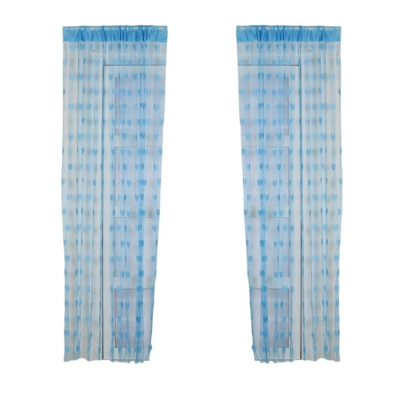 LSLJS Curtains & Ruffled Decorative - 2Pcs Blackout Curtains & Multi-Color - Curtains for Living Room Bedroom Home 39x79"
