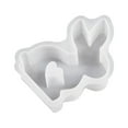 thumbnail image 1 of LSLJS Cute Rabbit Silicone Molds, Easter Buddy Candle Mold Hollow Love Heart Design Soap Molds Silicon DIY Craft Molds Rabbit Figurines Moulds Baking Mold for Making Candle Soap Plaster Chocolate Cake, 1 of 4
