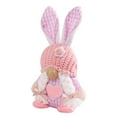 thumbnail image 1 of LSLJS Easter Faceless Gnome Plush Doll, Easter Decorations 12 inch Pink and Green Dwarf Stuffed Toys with Carrot Cute Easter Bunny Gnome Ornaments Spring Table Decor Party Favors for Home, 1 of 6