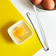 LSLJS Egg Chalaza Removal Tool Toothed Stainless Steel Chalaza Remover for Eggs Food Cake Bakers Chefs Cooking Tongs, Kitchen Gadgets