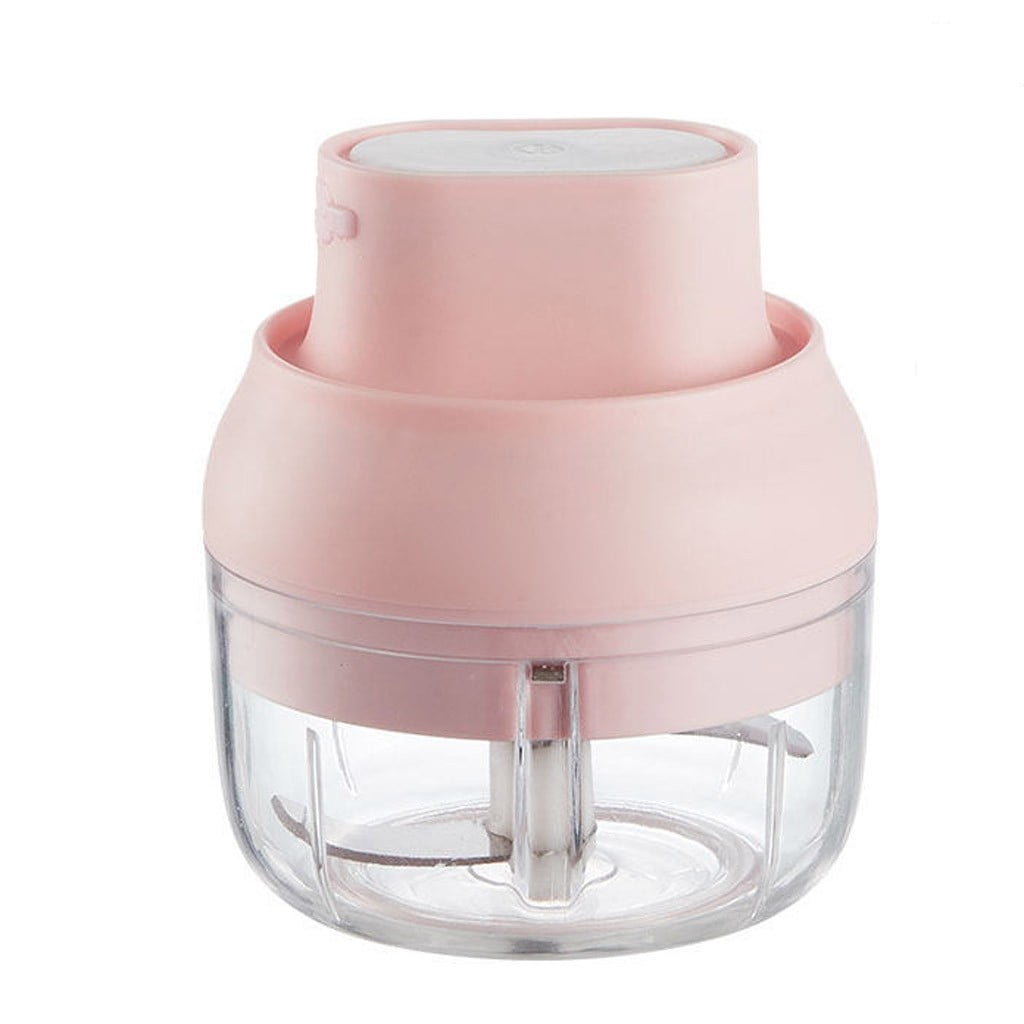 LSLJS Electric Garlic Chopper,Mini Portable Vegetable Chopper,Wireless Food Processor USB Rechargeable Kitchen Masher Food Chopper, Vegetable Blender Kitchen Tool for Ginger, Chili, Fruit, Meat