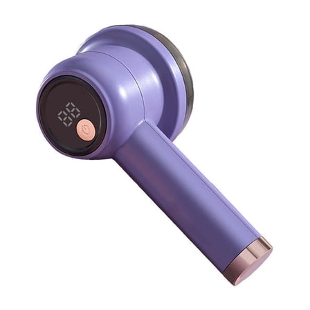LSLJS Fabric Shaver-Rechargeable Lint Shaver with Digital Display 6-Leaf Blades Safety Lock Sweater Shaver Multi-Speeds for Clothing Couch Fuzz Lint Ball