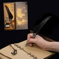 thumbnail image 1 of LSLJS Feather Pen Gift Box Set, Retro Antique Feather Quill Dip Pen with 5 Steel Replacement Nibs, Pen Holder and Dip Ink Bottle, Write Smoothly Calligraphy Writing Pen Gifts for Students Friends, 1 of 1
