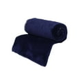 thumbnail image 1 of LSLJS Fleece Throw Blankets - 27.6x39 inch Solid Color Flannel Throw Blankets Minimalism Cozy Lightweight Warm Quilt Small Knee Plush Blankets Christmas Gifts Suitable for Bed Couch Sofa All Seasons, 1 of 3