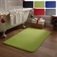 thumbnail image 1 of LSLJS Foam Bath Mat 24x16" Absorbent Quick Dry Non Slip Bathroom Rugs Washable Rubber Backing Ultra Thin for Floor Bathtub Shower Sink Easy Care, Bath Mats for Bathroom, 1 of 7