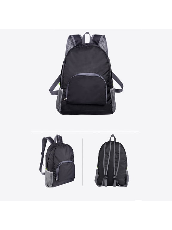 Foldable Backpack Lightweigh Portable Hiking Backpacks Camping Cycling Travel Shopping Fitness Sports Travel Backpack, School Backpack for Women, Men Fluorescent Color Minimalism, Backpack