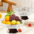 thumbnail image 1 of LSLJS Fruit Basket 9.9" High Value & Light Luxury Fruit Tray Household Living Room Strawberries Table Candy Snacks Plate Dry Fruit Plate, 1 of 5