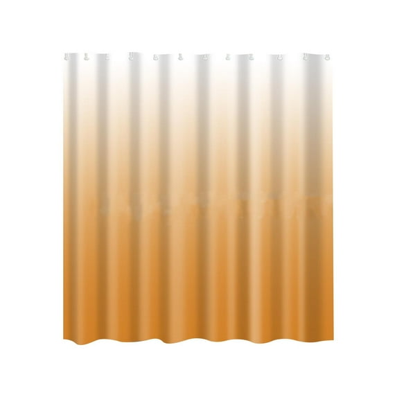 LSLJS Gradient Shower Curtain Set 71x71" Modern Sample Style Yellow Gradient Waterproof Fabric Quick-Drying Hotel Quality Nordic Style Bathroom Decor For Bathrubs Spa