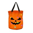 thumbnail image 1 of LSLJS Halloween Candy Bag,Trick or Treat Bucket,Pumpkin Design Candy Large Bags with LED Light Collapsible Ghost Multipurpose Reusable Halloween Basket for Kids Birthday Party Goodie Goody, 1 of 4