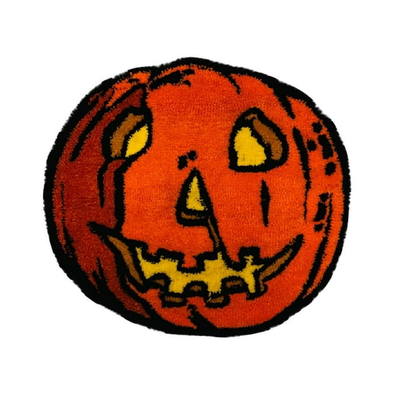 Lksixu Halloween Decorations Rug, Fall Decorations for Home,Cute Halloween Theme Plush Soft Absorbent Non-slip Floor Mat, Halloween Pumpkin Bath Carpet for Thanksgiving Havest Halloween
