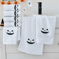 thumbnail image 1 of LSLJS Halloween Hand Towels 3-Pack Gift Set 30x13" Ghost Pumpkin Skull Embroidere for Bathroom Absorbent Soft Quickly Drying Halloween Towels Lightweight Washablefor Daily Bathroom, Towels, 1 of 6
