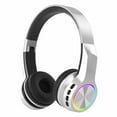 thumbnail image 1 of LSLJS Headwore Bluetooth Headphone Over Ear,Wireless Noise Canceling Headset with RGB Lamp,Foldable Scalable Design Card/Cable/Bluetooth Modes,HiFi Binaural Stereo External Control Christmas Gifts, 1 of 6