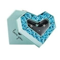 thumbnail image 1 of LSLJS Heart Shape Gift Box Set, Valentine's Gifts for Her 7.9"x7.3" Love Rose Flower Design Heart Jewelry Gift Box Romantic Remaining Life Jewelry Packaging Box for Valentine Xmas(Not Include Jewelry), 1 of 7