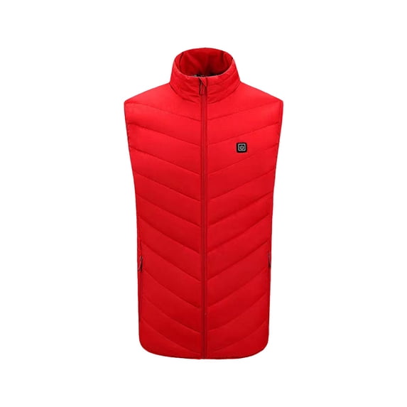 LSLJS Heated Vest for Women/Men,USB Electric Heated Coat with 9 Heating Zone, 3 Gear Temp Control Thermostatic Waistcoat Unisex Cotton Slim Fit Jacket Washable Winter Warmer Gilet Christmas Gifts(4XL)