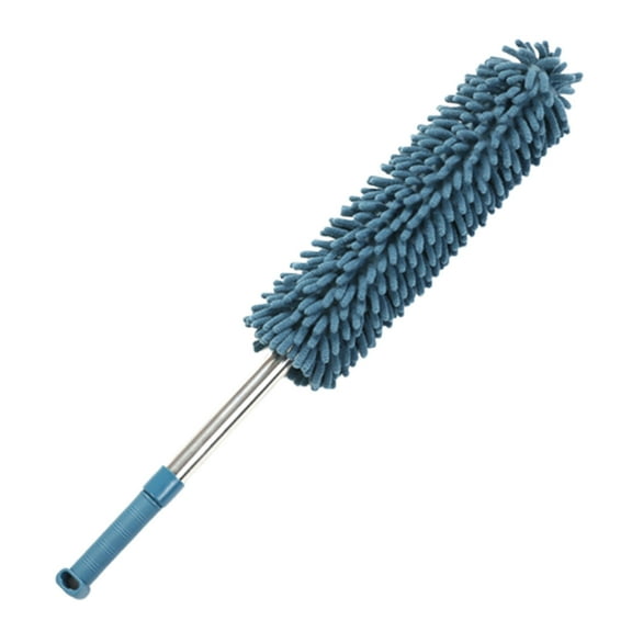 LSLJS Household Cleaning Duster, Chenille Cleaning Tool, Hand Washable Dusters with Extension Pole and Washable Chenille Duster Head, Cleaning Supplies for Office,Car,Window,Furniture,Ceiling Fan