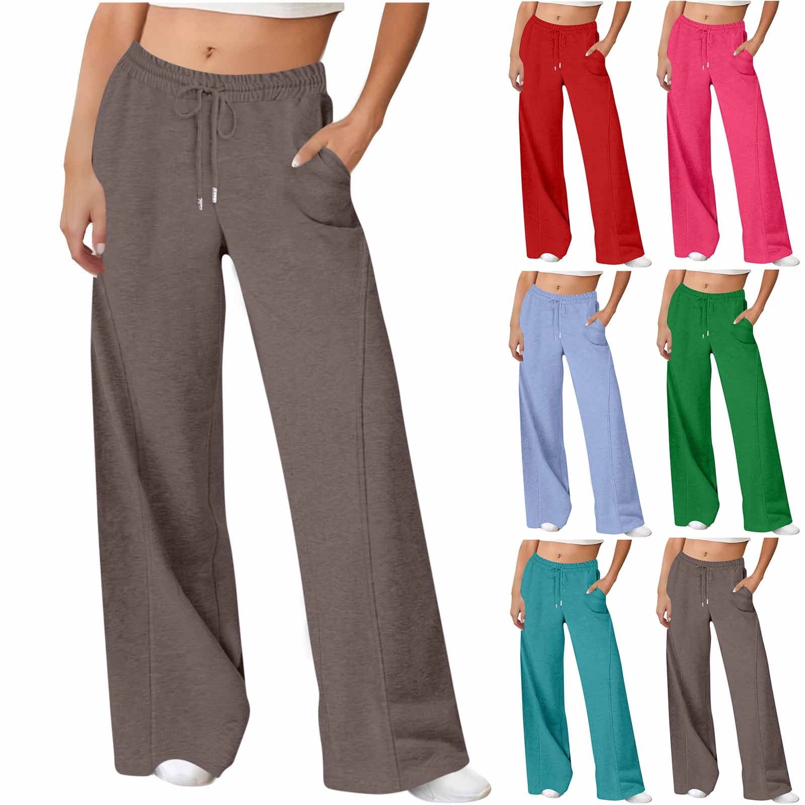 CE' CERDR Women's Lightweight Joggers – 3-Pack Sweatpants With Pockets, Drawstring Waist, Elastic Ankle – For Yoga, Running, Lounge