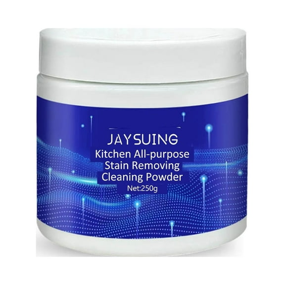 LSLJS Kitchen Cleaning Powder, Household Kitchen Cleaning Agent Stain Removal Powder Foam Rust Remover All-Purpose Cleaning Powder Soak To Clean Greasy Dirt Kitchen Cleaning Supplies for Home(250g)