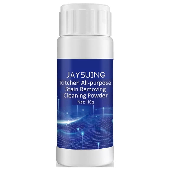 LSLJS Kitchen Cleaning Powder, Household Kitchen Cleaning Agent Stain Removal Powder Foam Rust Remover All-Purpose Cleaning Powder Soak To Clean Greasy Dirt Kitchen Cleaning Supplies for Home(110g)