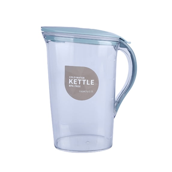 LSLJS Kitchen GadGets 1.8L Heat-resistant Cold Kettle, Portable Pop-up Lid Water Refill Delicate Open And Close Refrigeration Juice Beverage Storage Kettle for Kitchen Home