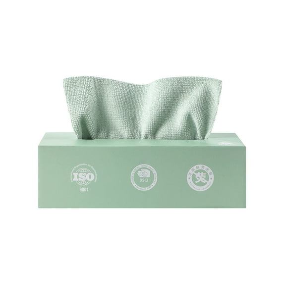 LSLJS Kitchen GadGets Reusable Microfiber Cleaning And Drying Wipes With Dispenser Box, Pack Of 20 for Kitchen Home on Clearance