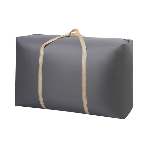 LSLJS Large Capacity Moving Bag, Heavy-duty Storage Bags with Reinforced Handles & Zipper, Waterproof Moving Totes Clothes Storage Containers Foldable Packing Storage Box for Space Saving Quilt