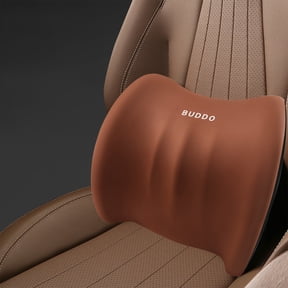 LSLJS Lumbar Cushion Memory Foam Lumbar Support Pillow for Car - Mid/Lower Back Support Cushion - for Car Seat, Office Chair, Recliner Driver Lumbar Cushion Driving Waist Protection Backrest Coffee