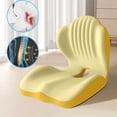thumbnail image 1 of LSLJS Lumbar Support Pillow Tailbone Pain Relief & Ergonomic Pressure Relief Lumbar Support Pillow for Office Chair, 1 of 5
