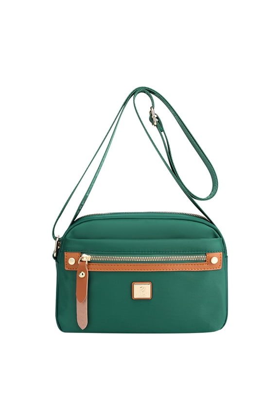 Lunch Bag For Women & Men Bento Lunch Box Nylon Crossbody Bag, Lightweight Crossbody Bag With Multiple Pockets And One Shoulder Nylon Fabric For Women For Office Work School Picnic Hiking Travel